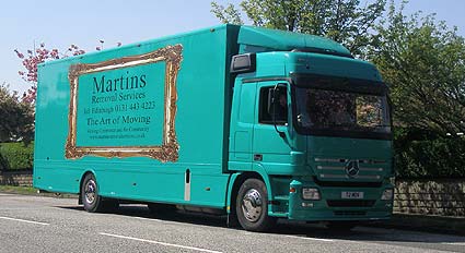 martin's removal services truck