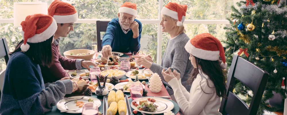 Family Christmas preparations 