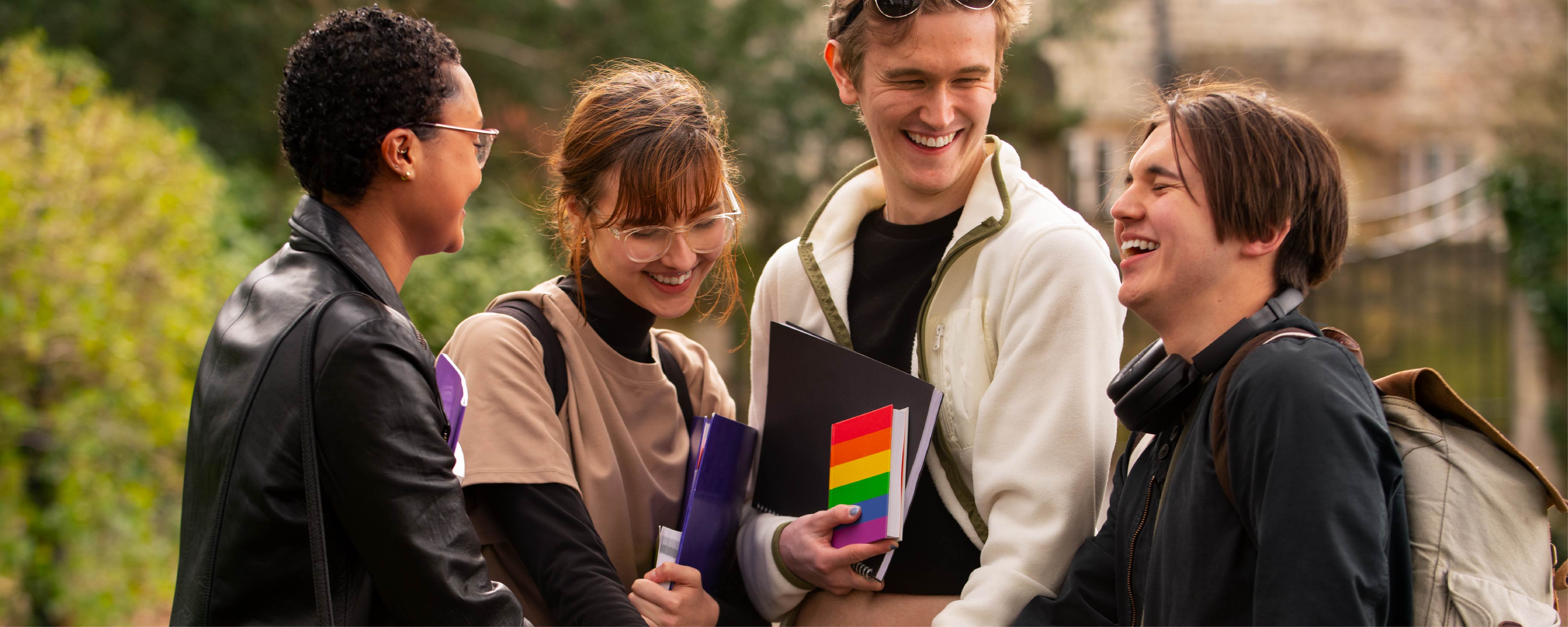 Student’s hanging out in The University of Glasgow